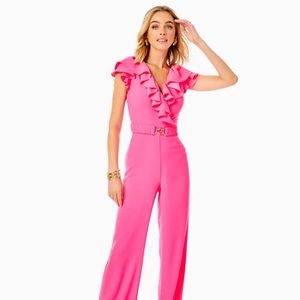 NWT Lilly Pulitzer Cassian Ruffle Jumpsuit